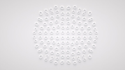 Wall Mural - reaction diffusion organic growing pattern. cell division.