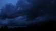 time lapse video of dark clouds in the evening with trees, dramatic movement of clouds before a storm,dramatic sky in the morning,