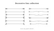 © Abdie - decorative line divider graphic element collection