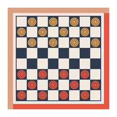 Sticker - chess board airview