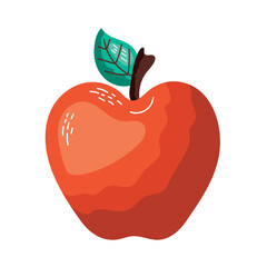 Poster - Juicy apple illustration