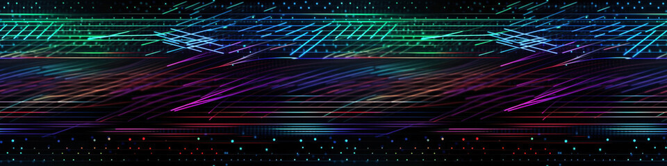 Wall Mural - Data connection speed lines technology abstract background