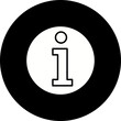 © Maan Icons - Info Glyph Inverted Icon