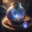 Magic potion mana health created with AI
