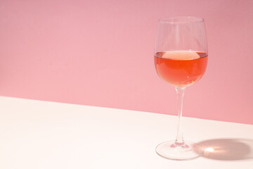 Wall Mural - Glass of wine, delicious alcohol drink in glass