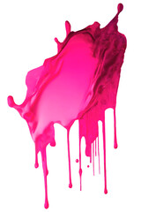 Poster - pink stains background, ink, ai generation