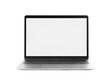 © New Africa - Laptop with blank screen isolated on white