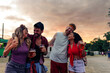 © bernardbodo - People drinking beer having fun at summer music festival