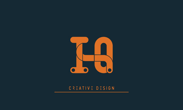 Alphabet letters Initials Monogram logo IO , OI