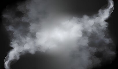 steam soft texture black white illustration. smoky defocus background. ai