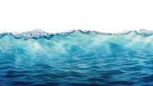 Ocean Water Surface , Isolated On Transparent Background Cutout , Generative Ai