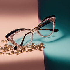 Wall Mural - Eyewear. AI generated