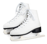 Figure skates isolated on transparent background