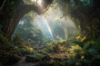 © Peter - waterfall rainbow in the jungle