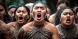 Haka Performance, group of Maori performers  (created with Generative AI)