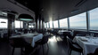 © BPawesome - Socialize in Style, Modern Restaurant with a Sophisticated Ambiance and Chic Interior Design, Generative AI