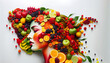 © ArtStage - Human body silhouette made of healthy food