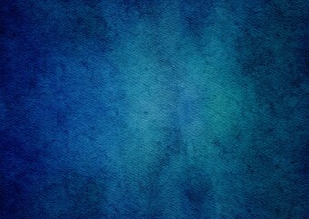 Poster - Abstract navy blue watercolor texture background, Grunge watercolor paint splash and stains in elegant dark blue