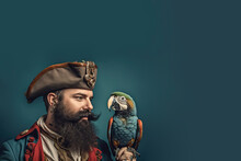 Pirate With A Parrot