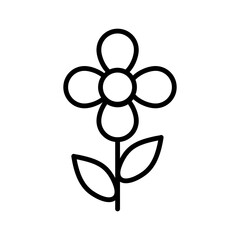 Aufkleber - Flower vector icon flat illustration on white background..eps
