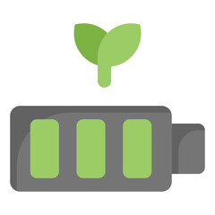 Sticker - Eco Battery Icon