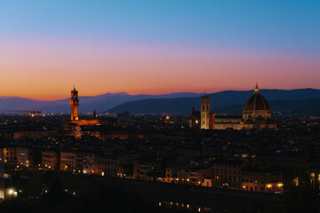 Firenze sunset view