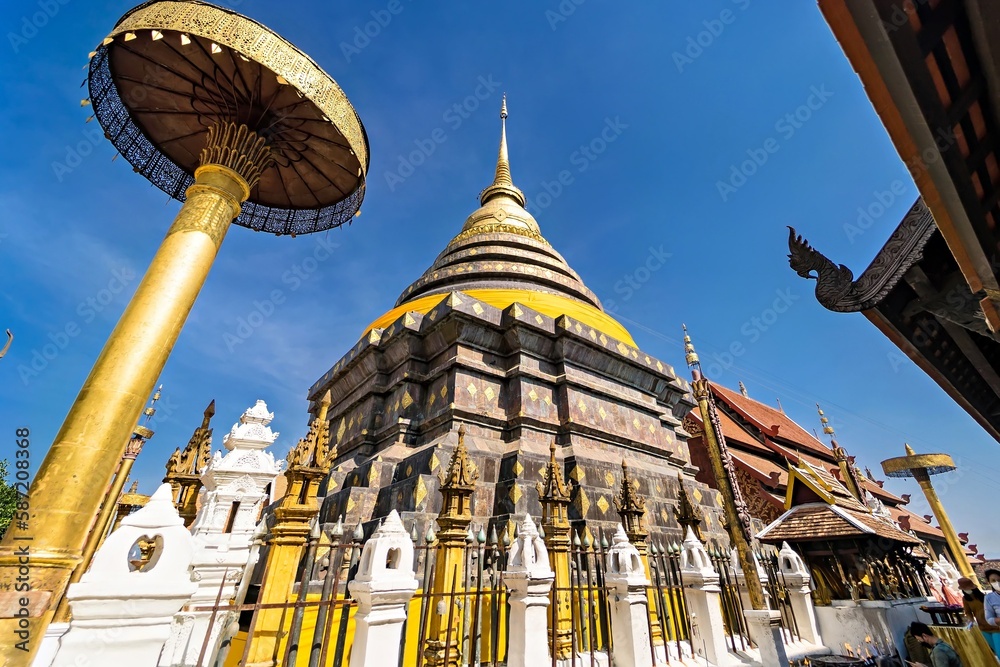 Lampang, Thailand - December, 19, 2022 : Ancient Buddhist temple of ...