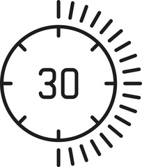 Poster - Stopwatch timer isolated stop watch tracker icon