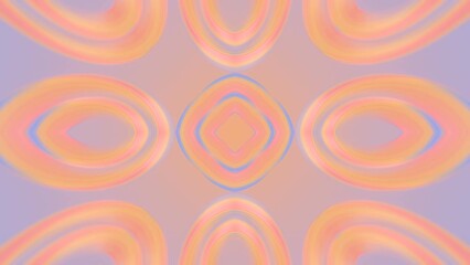 Poster - Digital seamless loop animation of multi colored impossible shapes. 3d rendering abstract background. Modern style. 4K, Ultra HD resolution