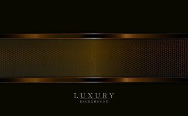 Wall Mural - Brown geometric composition with mesh curtains with a border