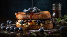 French Toast Frenzy: Indulge In Gourmet Breakfast Sandwiches And More - Generative AI, Generativ KI