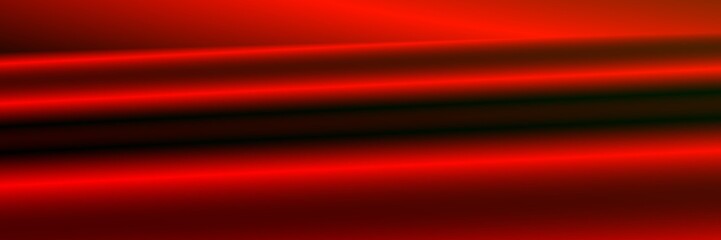 Poster - Red line smooth horizon art abstract banner