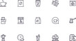 © RaulAlmu - Coffee concept. Coffee line icon set. Collection of vector signs in trendy flat style for web sites, internet shops and stores, books and flyers. Premium quality icons isolated on white background