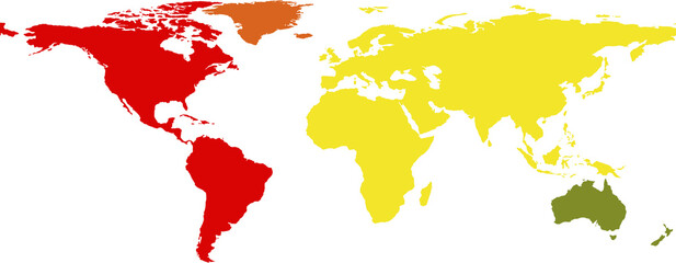  Digital composite image of map