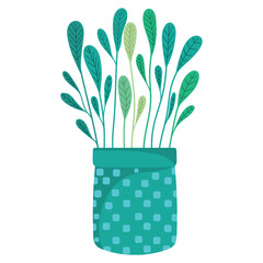 Sticker - potted plant icon