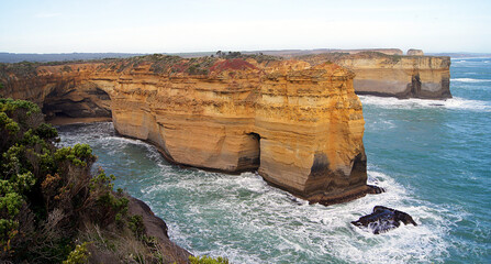 Sticker - The Twelve Apostles, rock formations on the Great Ocean Road, Australia