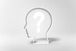 © ADDICTIVE STOCK - Human head with question mark