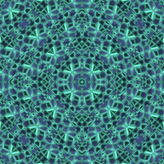 Poster - Three-dimensional fantasy pattern with fancy neon gradient, 3d rendering digital illustration. Futuristic background