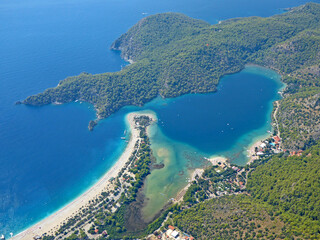 	
Oludeniz beach and Blue Lagoon in Turkey	