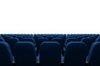 Blue theater seats