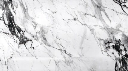 Wall Mural - marble granite white background wall surface black pattern. generative ai