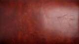 Fototapeta  - Smooth genuine brown leather texture background for design. Generative AI