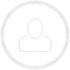 Leinwandbilder - Digital image of human representation in circle