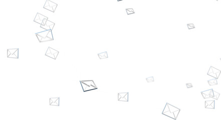 Poster - Abstract image of message icons