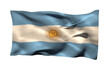 Close-up of Argentina flag