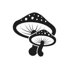 Wall Mural - mushroom logo icon design vector