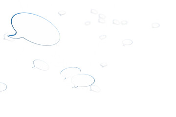 Poster - Abstract image of speech bubble