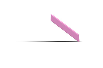 Sticker - 3D image of pink eraser