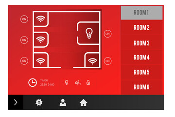Poster - Room control application on a smartphone