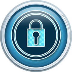 Poster - Vector icon of lock